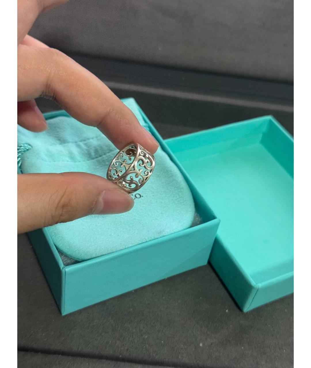 TIFFANY&CO Серебряное серебряное кольцо, фото 2