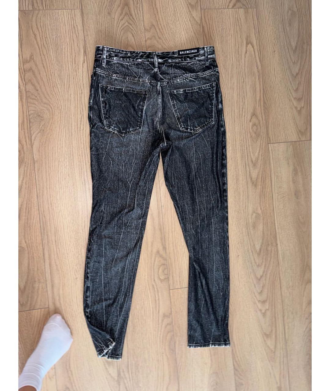 BALENCIAGA Серые джинсы слим, фото 2