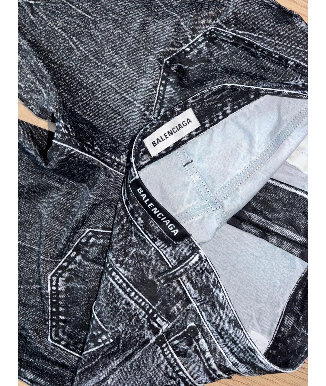 BALENCIAGA Серые джинсы слим, фото 4