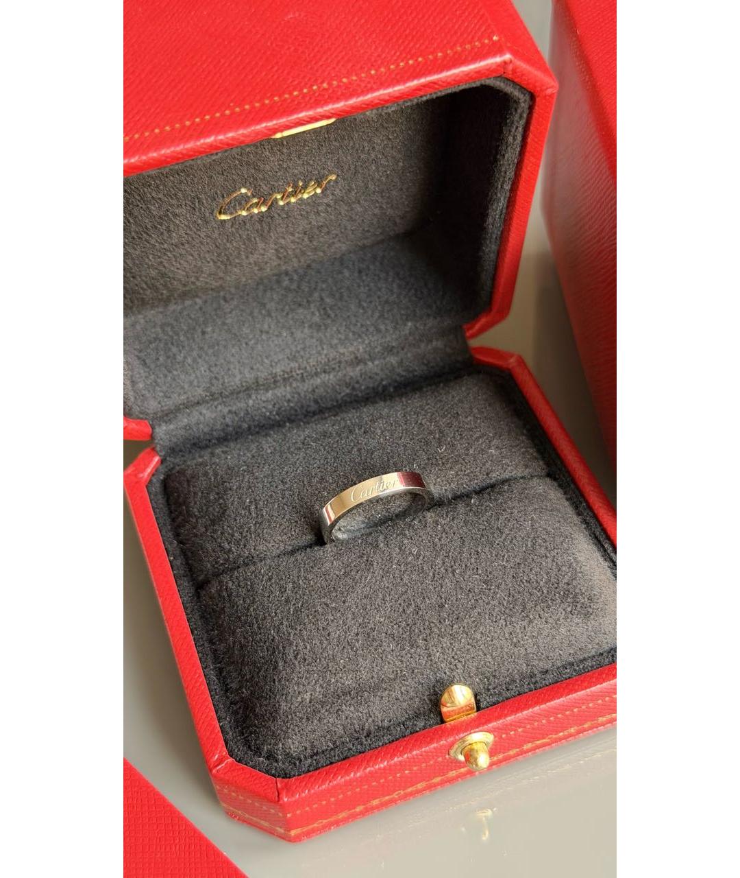 CARTIER Серебряное платиновое кольцо, фото 3
