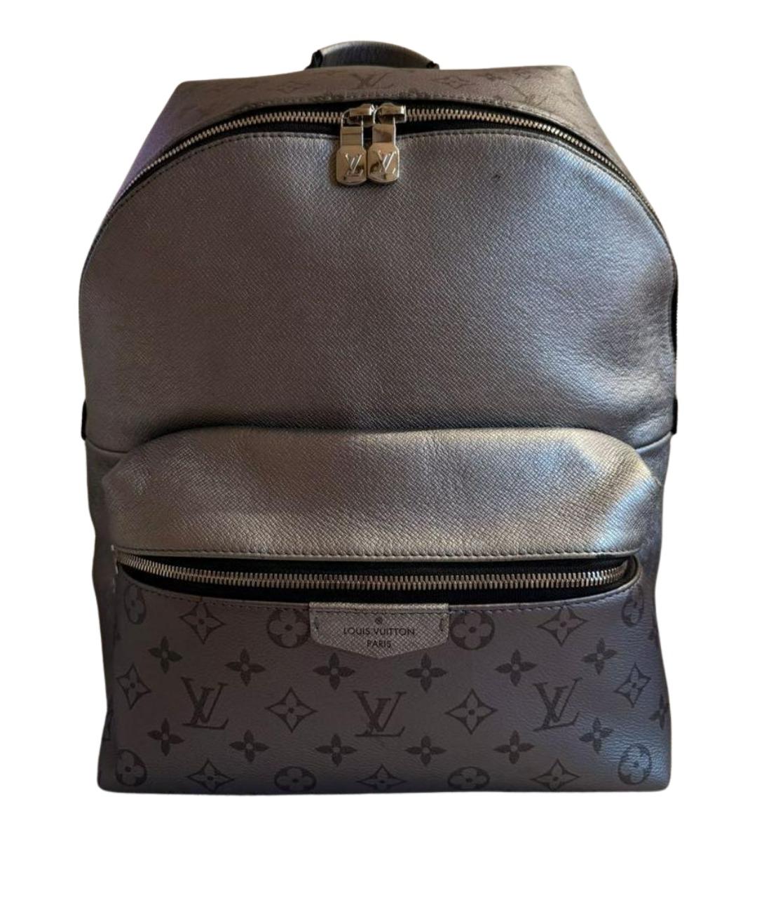 LOUIS VUITTON Серебряный кожаный рюкзак, фото 1