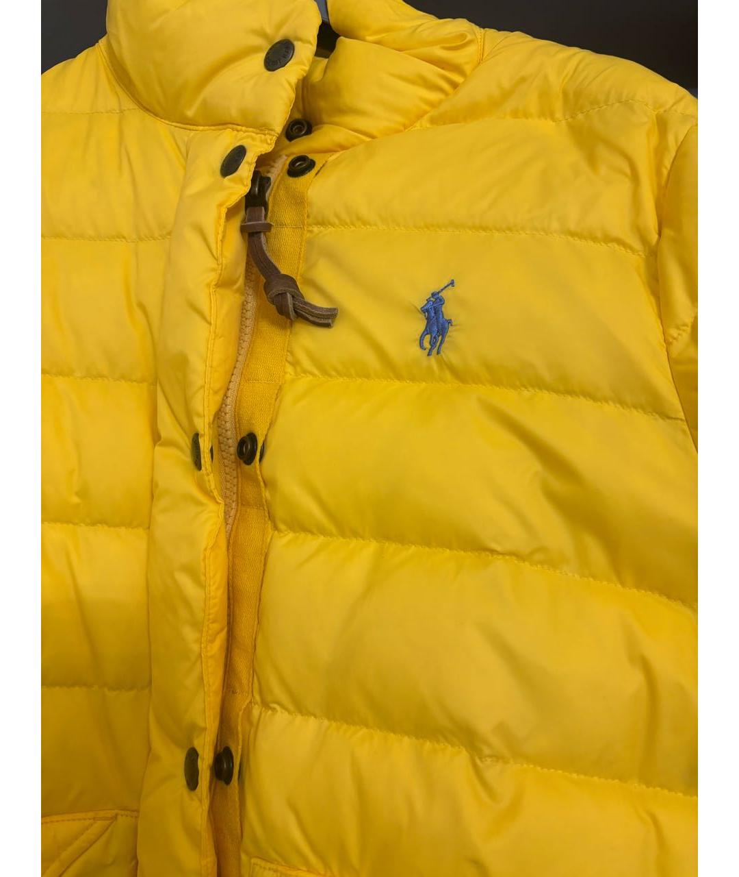 POLO RALPH LAUREN Желтая нейлоновая куртка, фото 6