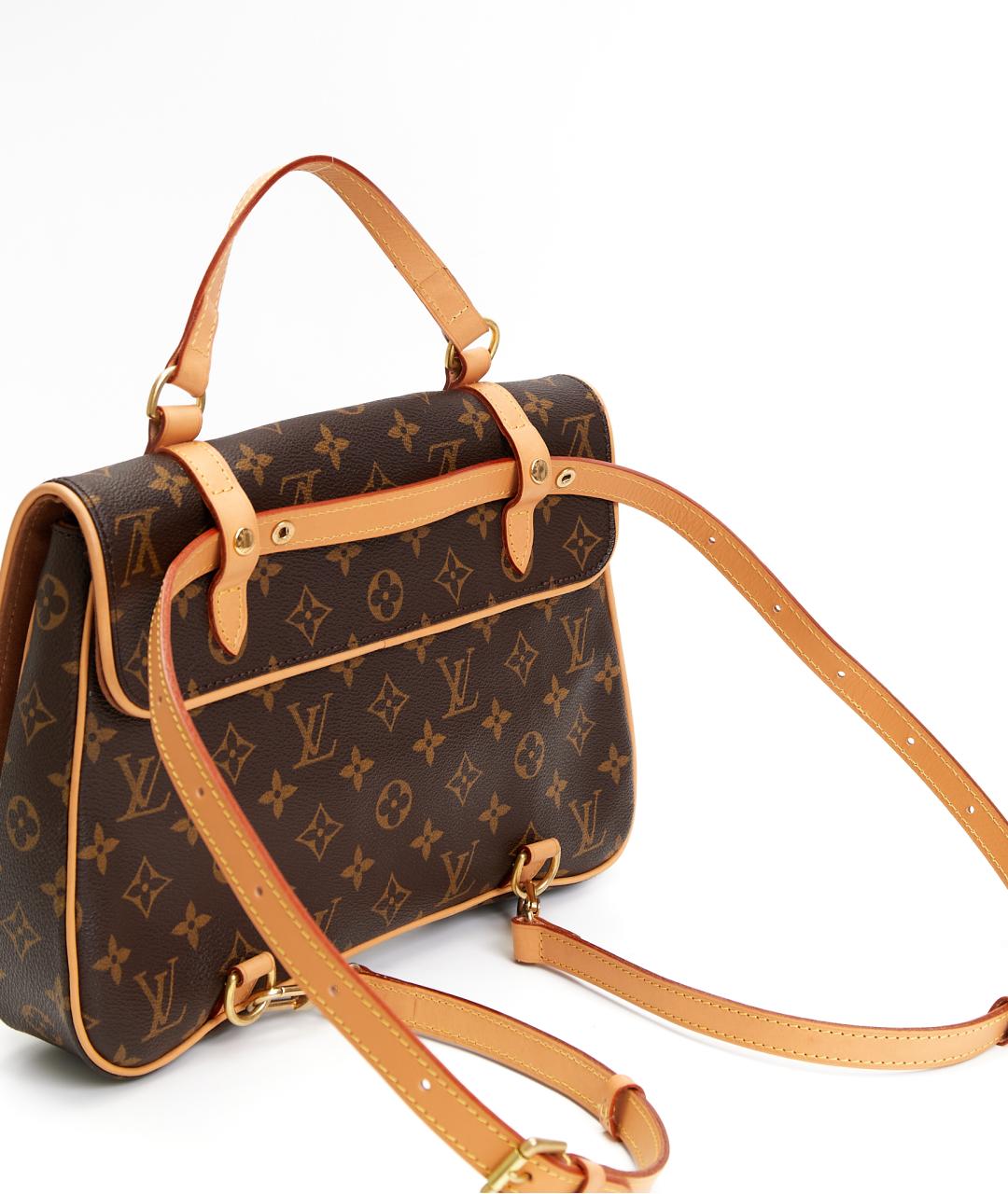 LOUIS VUITTON Коричневый рюкзак из канвы, фото 4