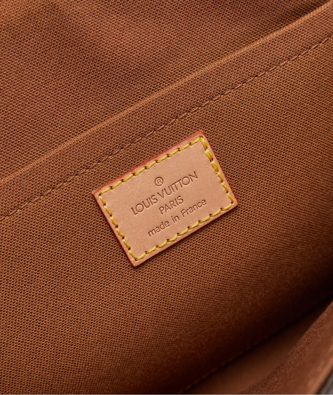 LOUIS VUITTON Коричневый рюкзак из канвы, фото 6