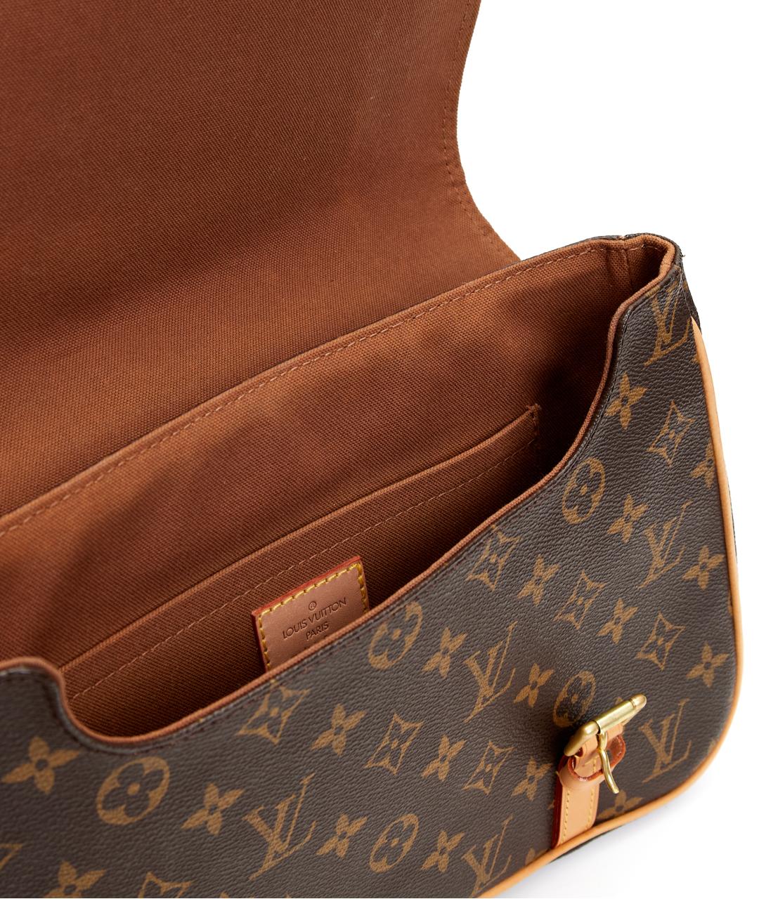 LOUIS VUITTON Коричневый рюкзак из канвы, фото 5