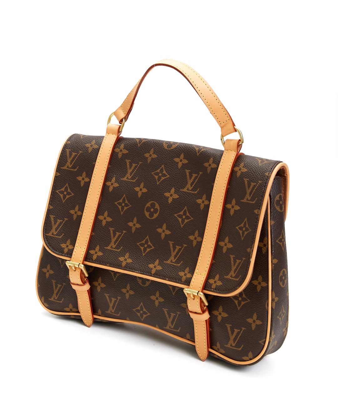 LOUIS VUITTON Коричневый рюкзак из канвы, фото 2
