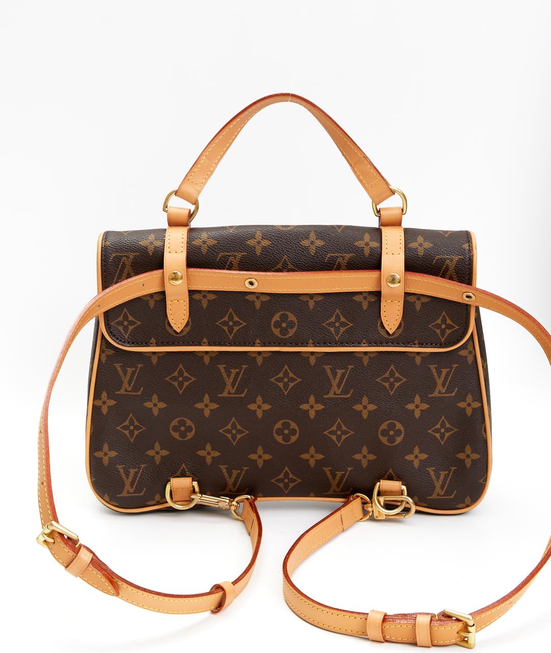 LOUIS VUITTON Коричневый рюкзак из канвы, фото 3