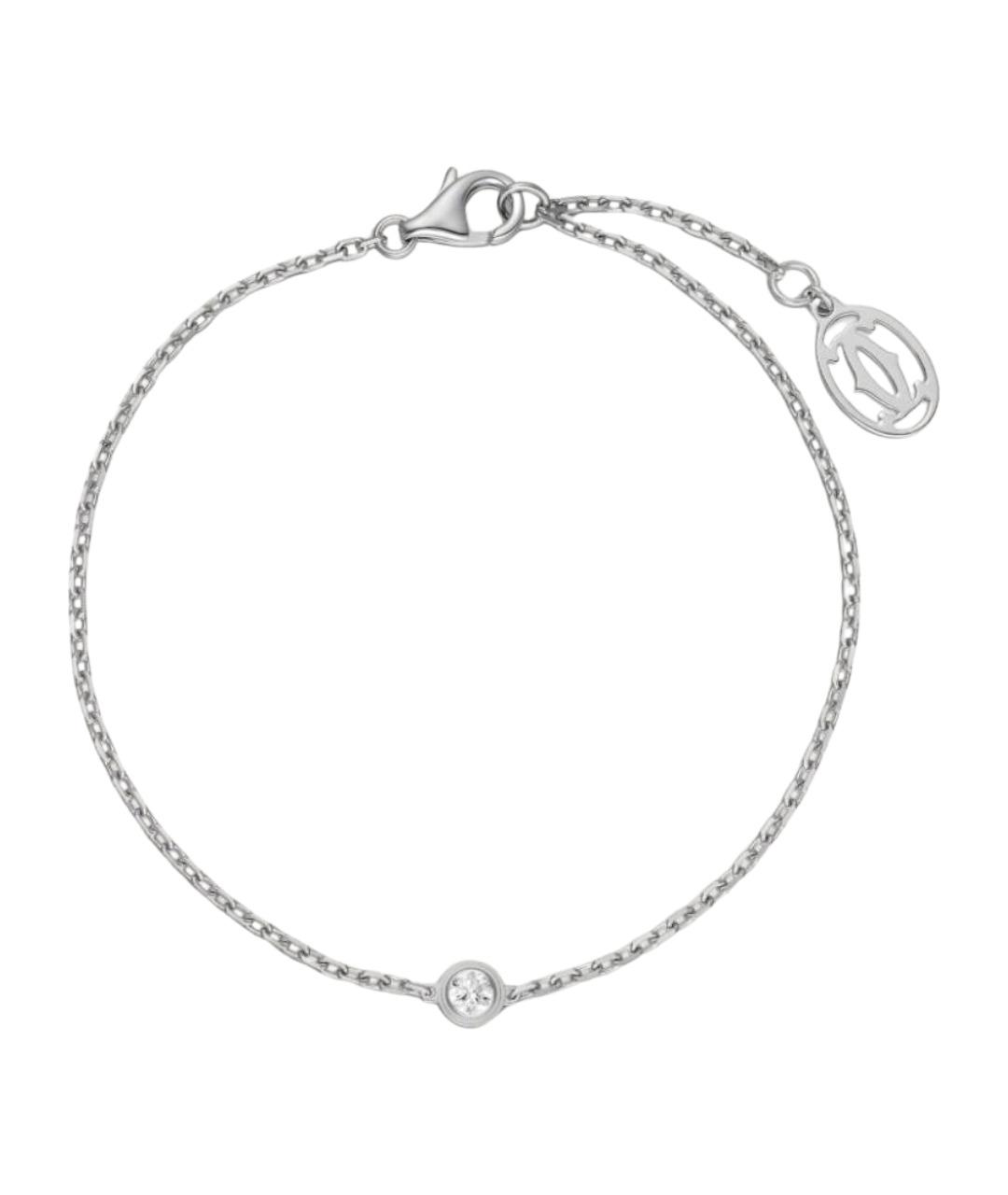 CARTIER Серебряный браслет из белого золота, фото 1