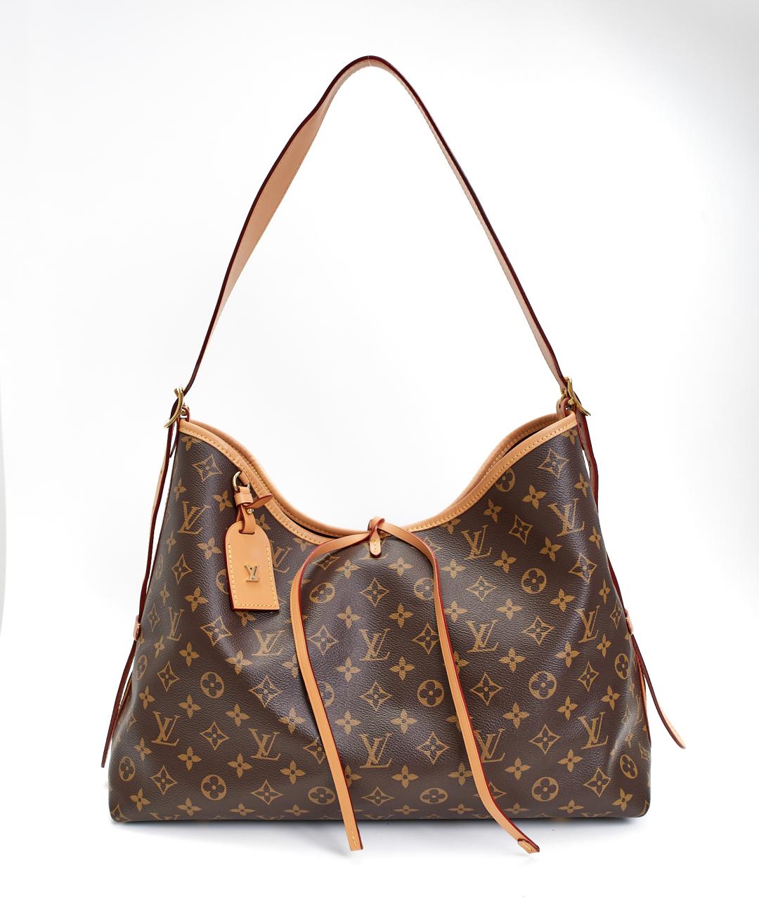 LOUIS VUITTON Коричневая сумка через плечо из канвы, фото 7