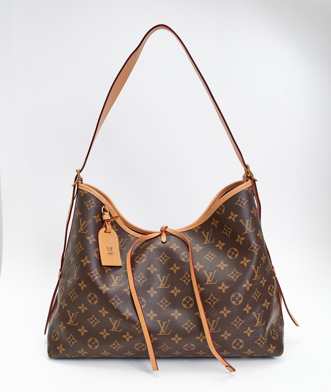 LOUIS VUITTON Коричневая сумка через плечо из канвы, фото 6