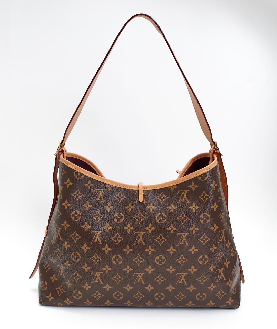 LOUIS VUITTON Коричневая сумка через плечо из канвы, фото 3