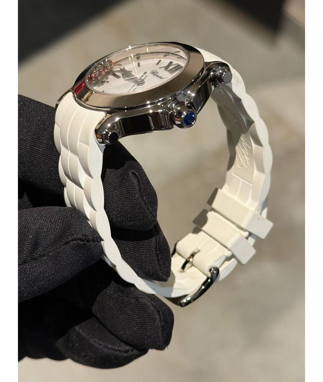 CHOPARD Белые металлические часы, фото 5