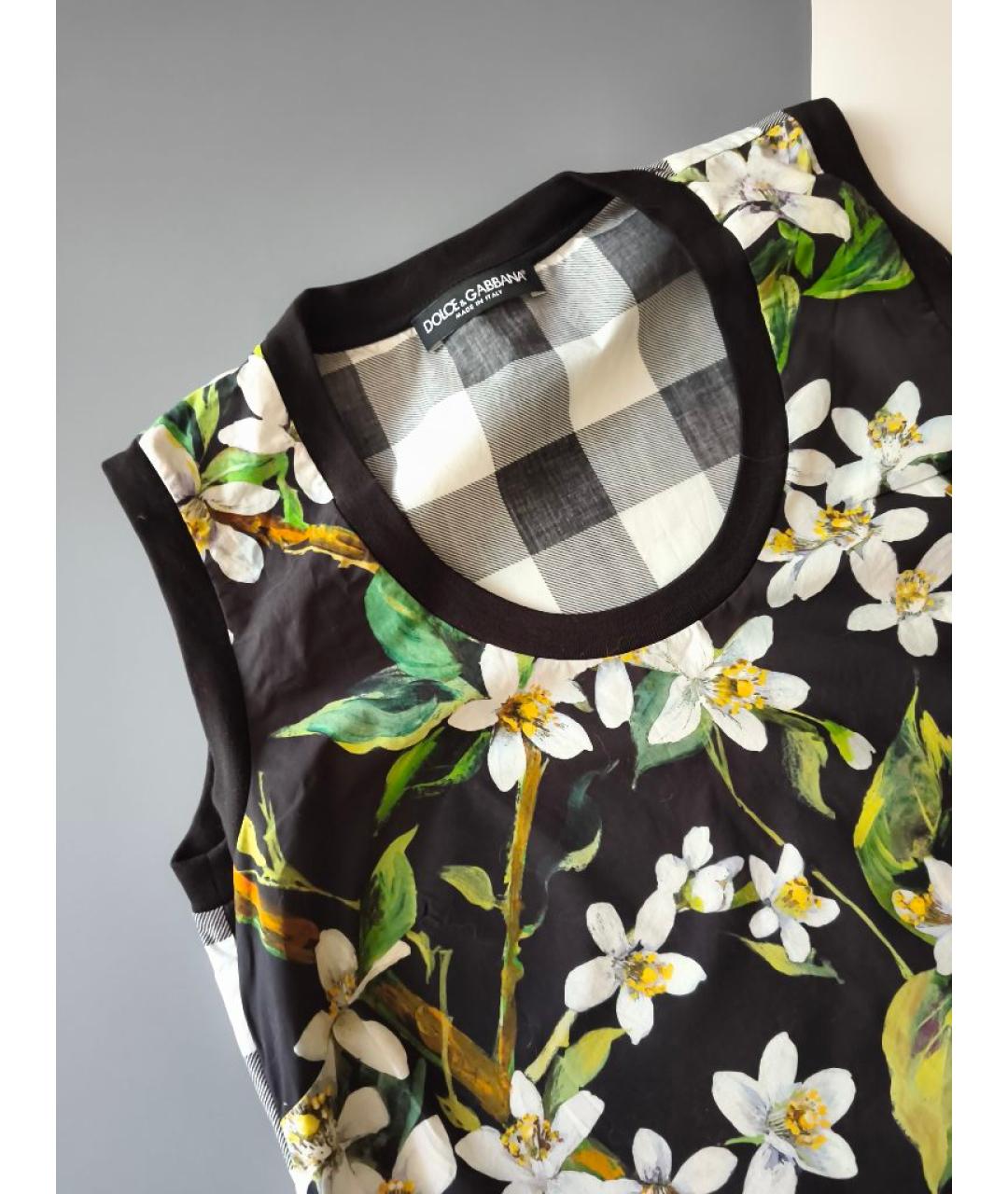 DOLCE&GABBANA Мульти хлопковая блузы, фото 3