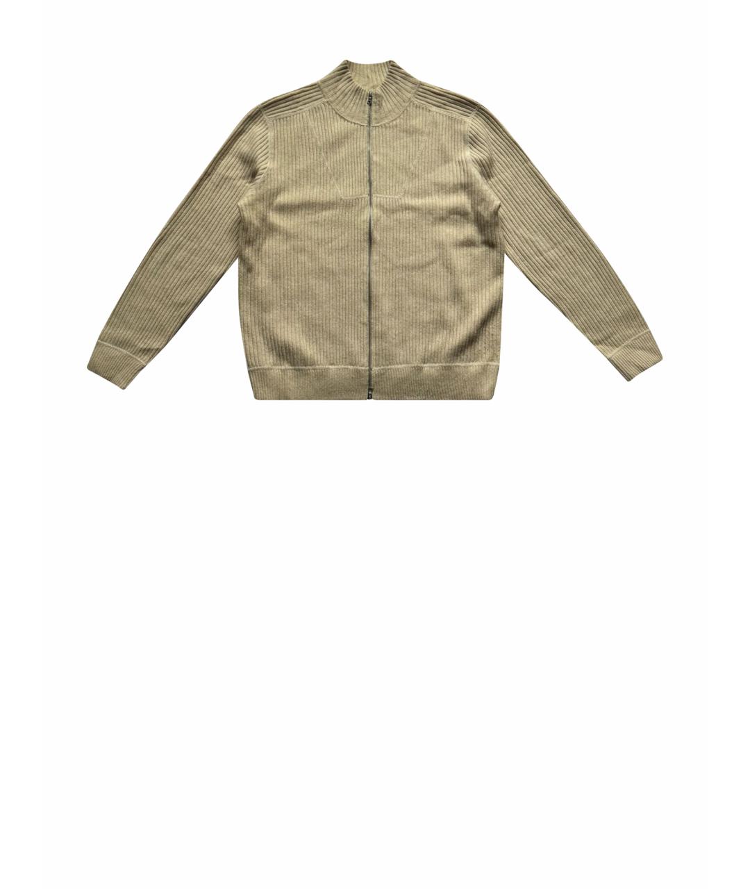 DRIES VAN NOTEN Бежевый хлопковый джемпер / свитер, фото 1