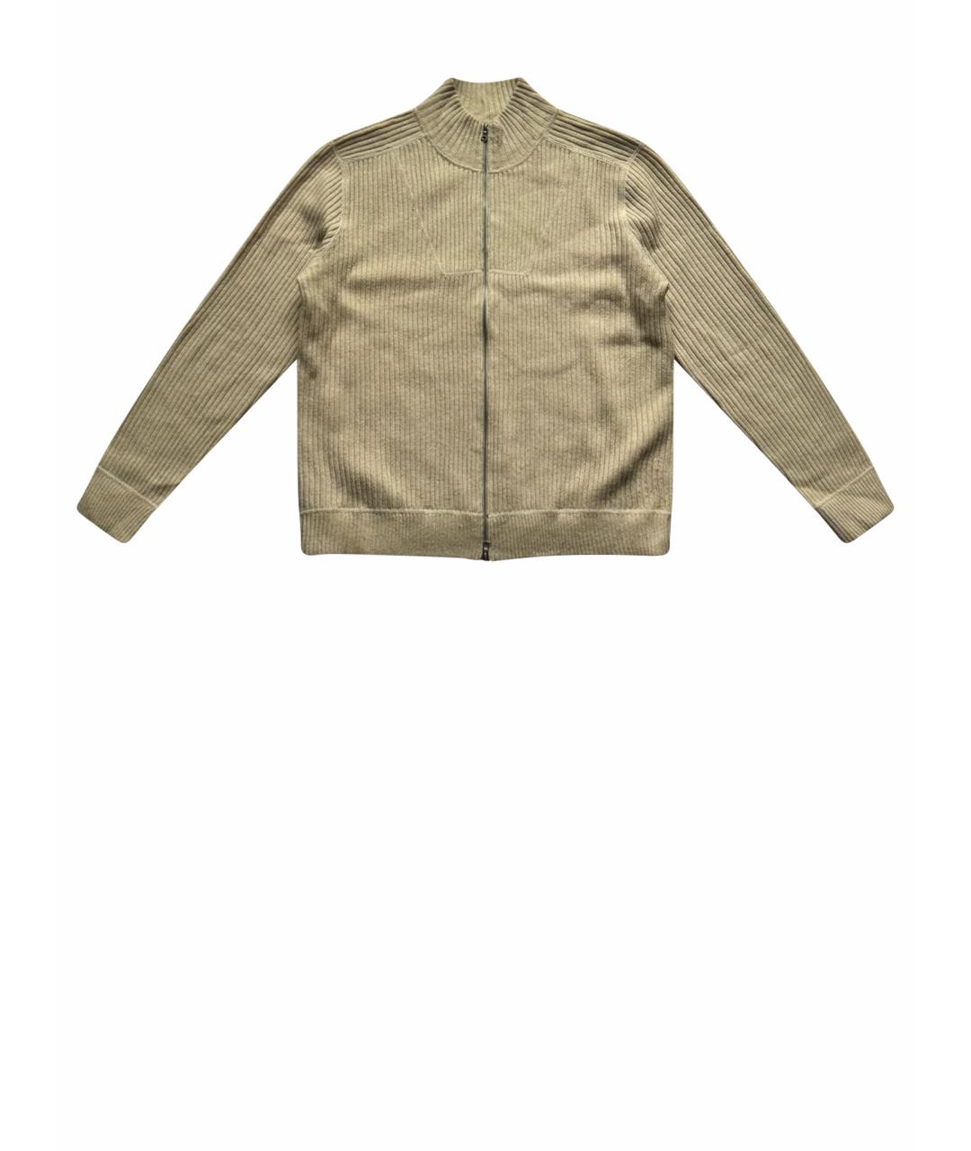 DRIES VAN NOTEN Бежевый хлопковый джемпер / свитер, фото 7