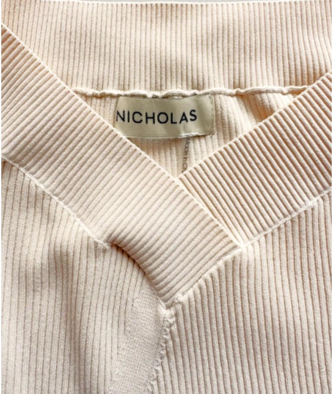 NICHOLAS KIRKWOOD Бежевая юбка миди, фото 4