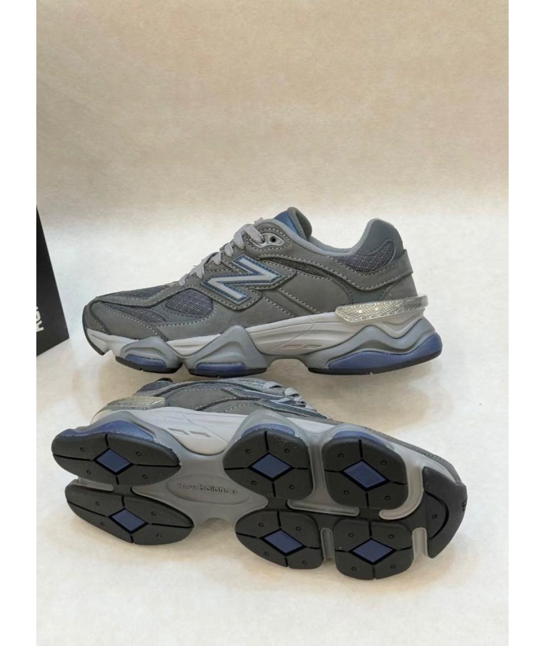 NEW BALANCE Серые текстильные кроссовки, фото 7