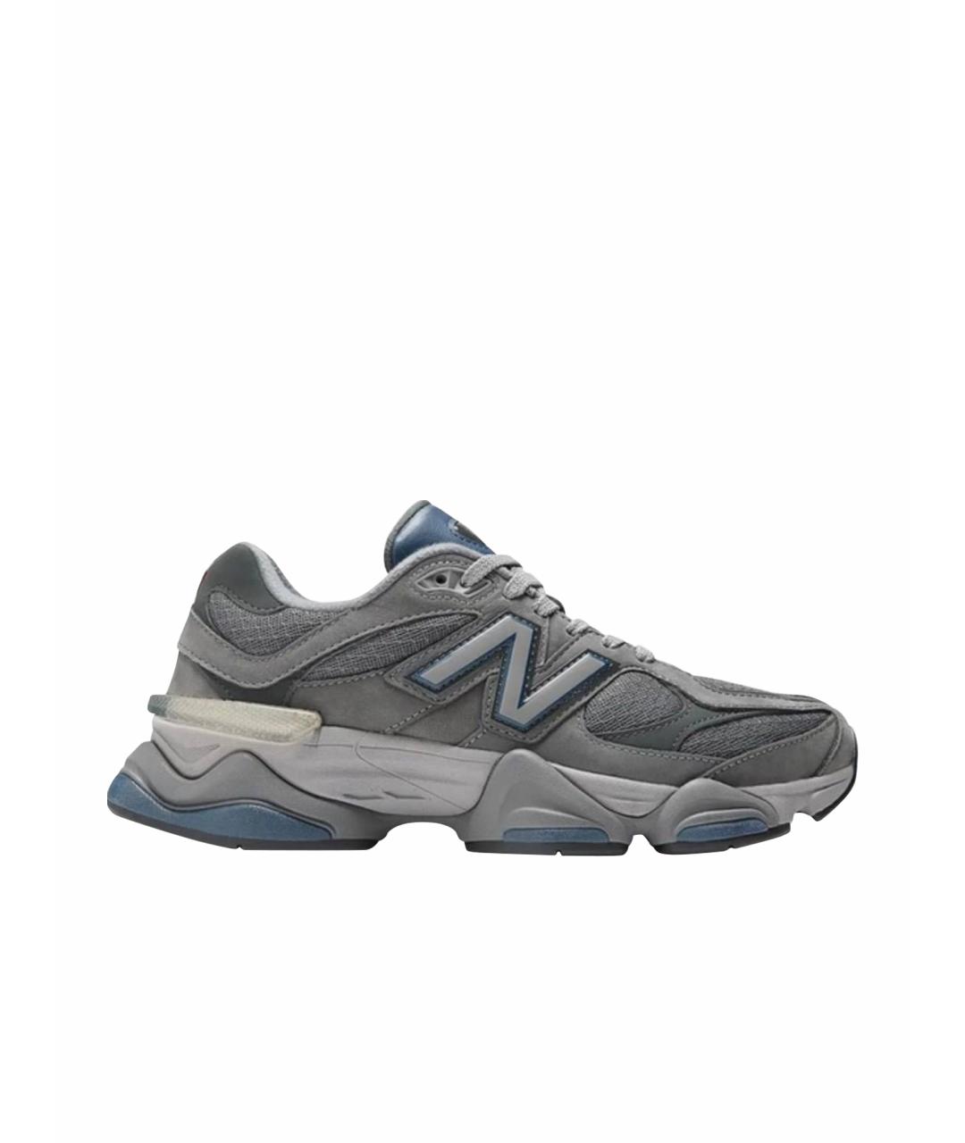 NEW BALANCE Серые текстильные кроссовки, фото 1