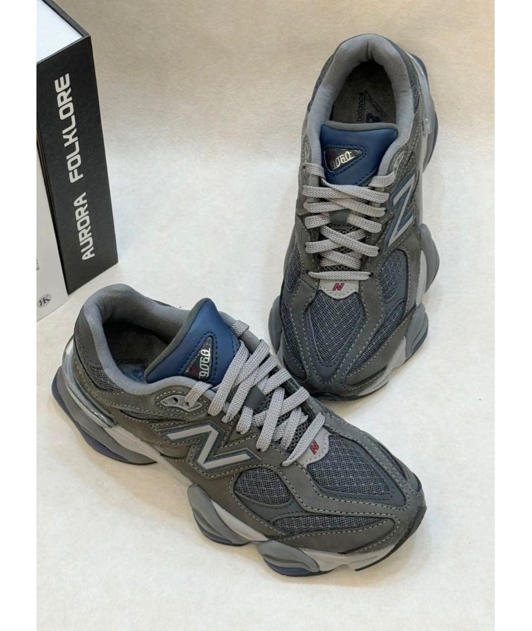 NEW BALANCE Серые текстильные кроссовки, фото 6