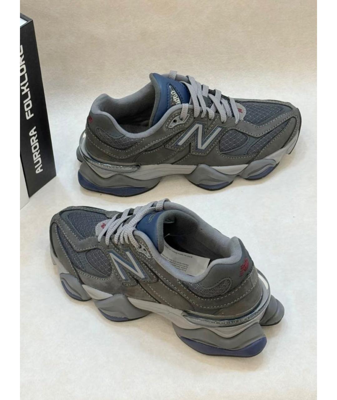NEW BALANCE Серые текстильные кроссовки, фото 5