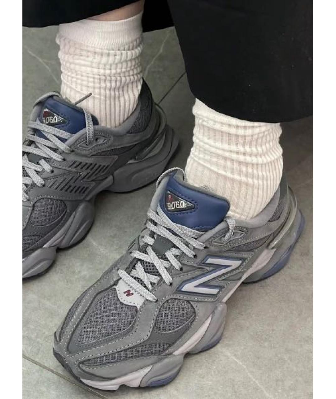 NEW BALANCE Серые текстильные кроссовки, фото 2