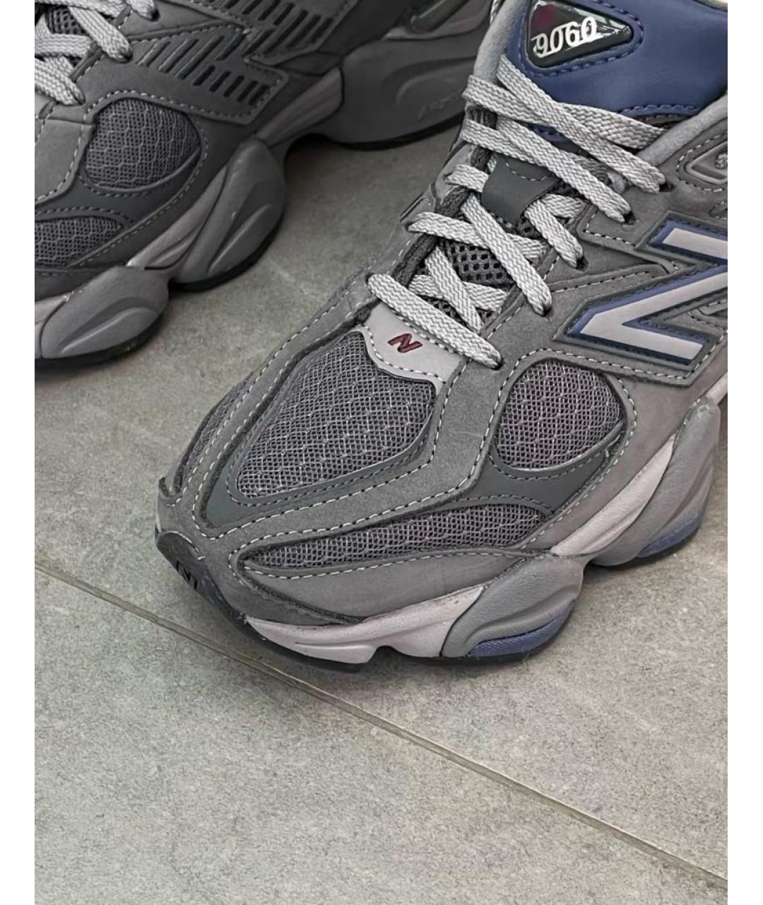 NEW BALANCE Серые текстильные кроссовки, фото 4