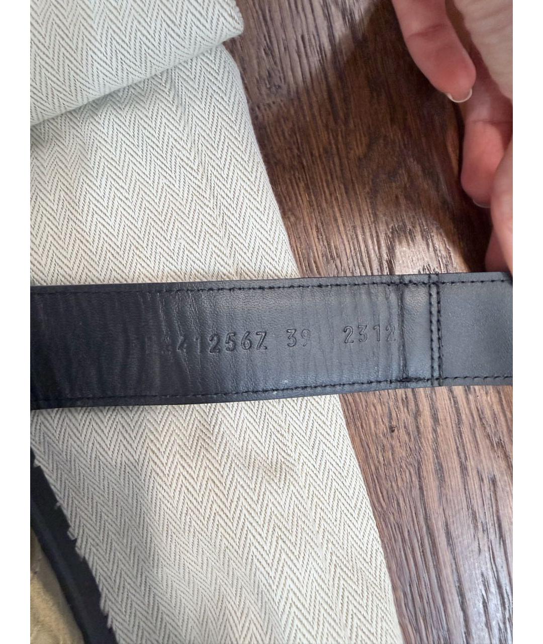 HERMES Золотые сандалии из кожи крокодила, фото 4