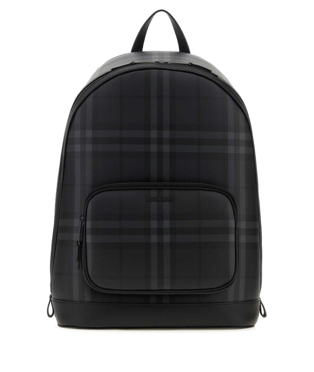BURBERRY Серая сумка на плечо из канвы, фото 1