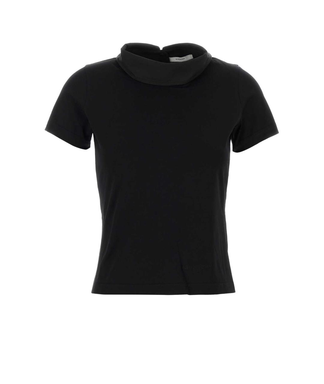 GIVENCHY Черная хлопковая футболка, фото 1