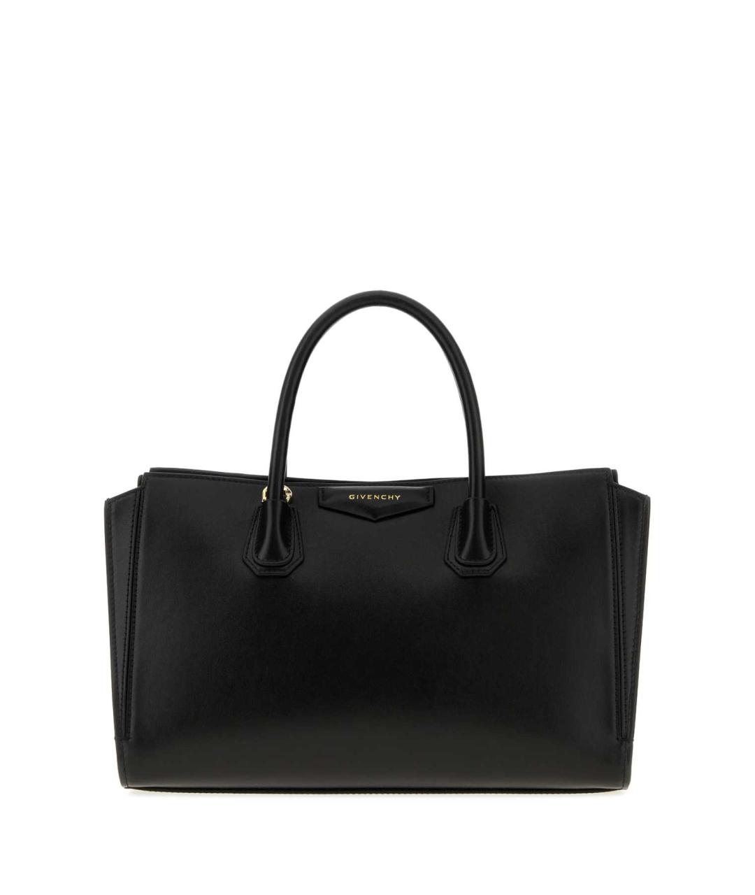 GIVENCHY Черная кожаная сумка тоут, фото 1