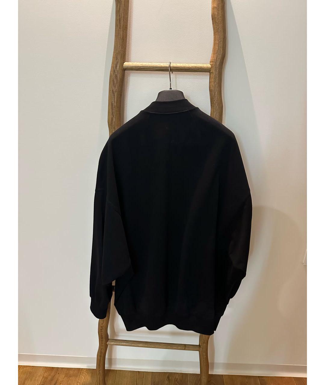 RICK OWENS Черная хлопковая куртка, фото 2