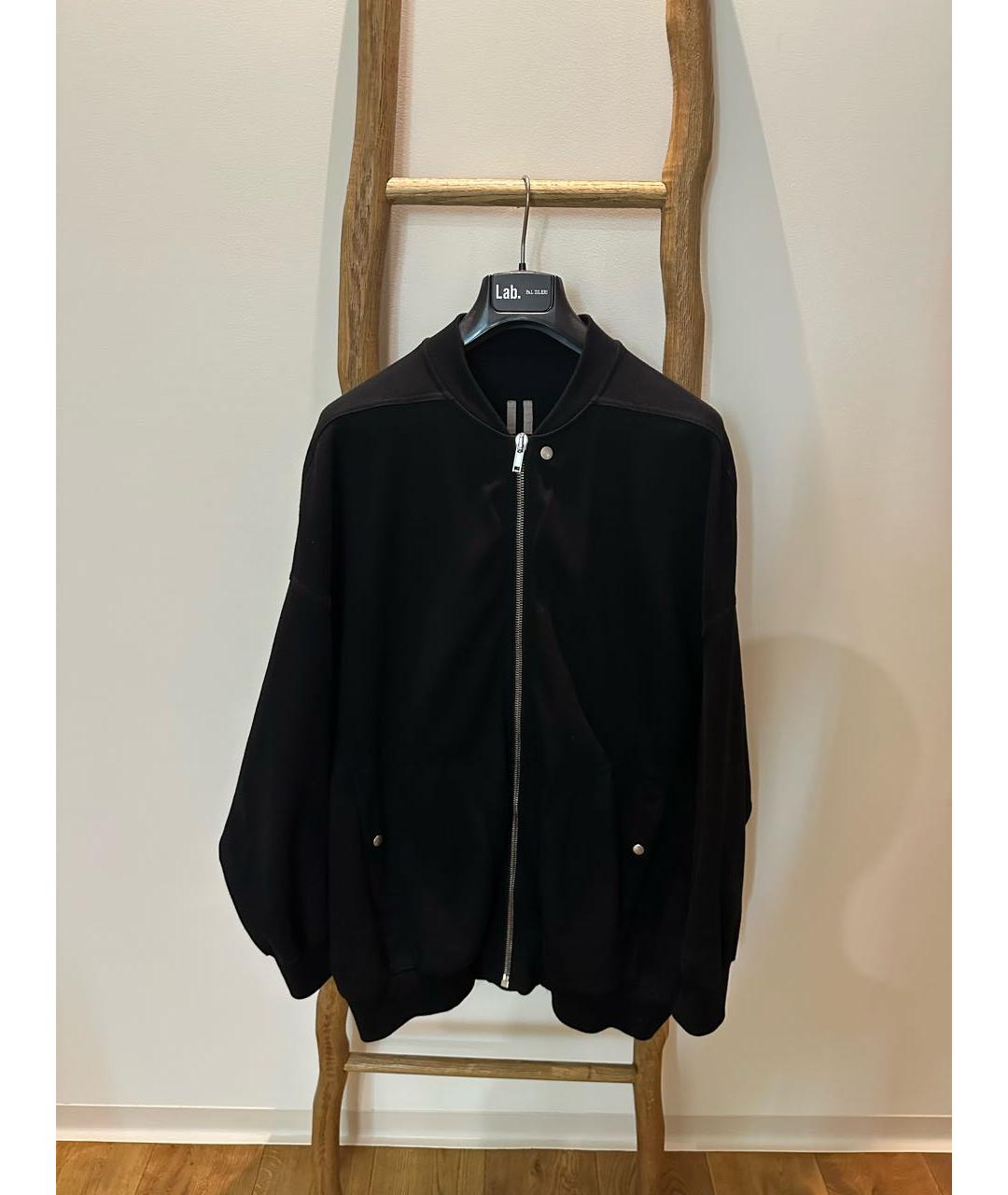 RICK OWENS Черная хлопковая куртка, фото 7