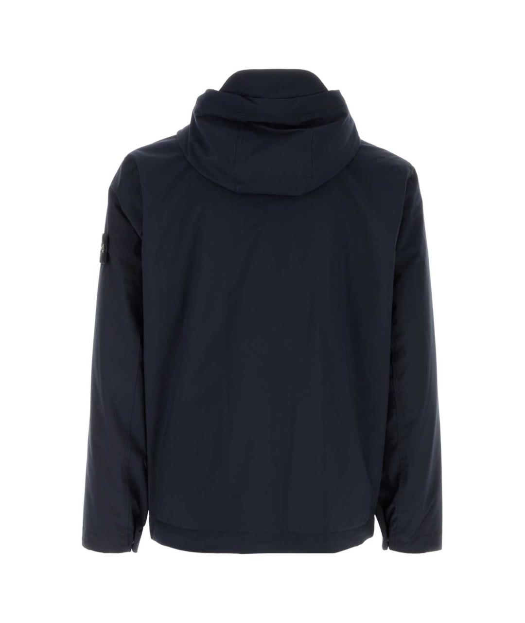 STONE ISLAND Синяя полиэстеровая куртка, фото 2