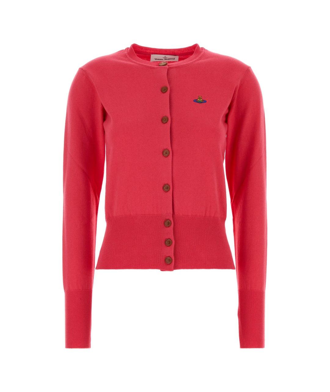 VIVIENNE WESTWOOD Розовый хлопковый кардиган, фото 1