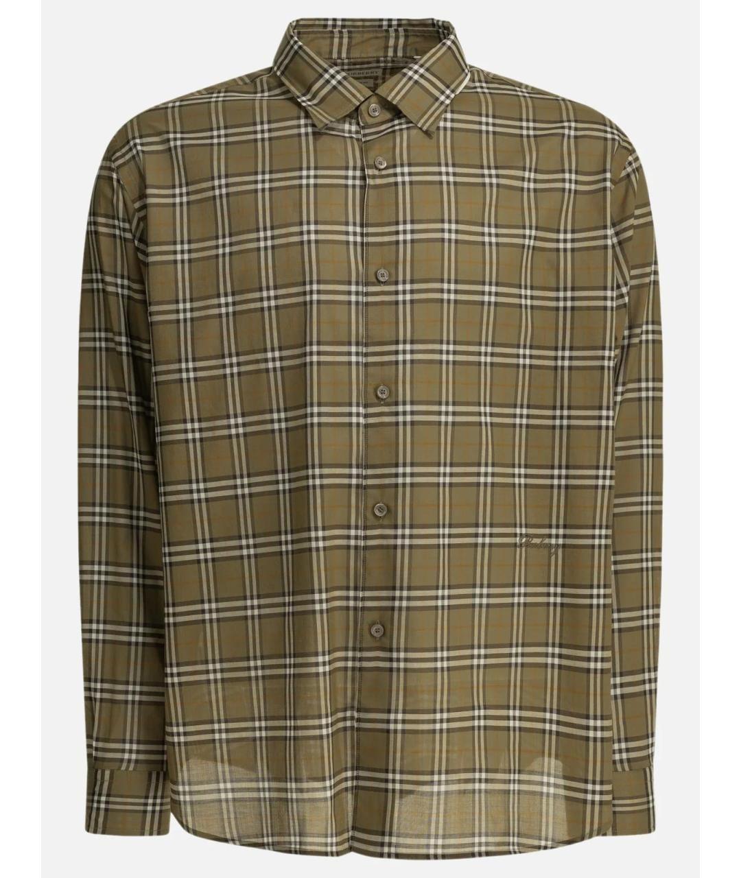 BURBERRY Мульти хлопковая кэжуал рубашка, фото 1