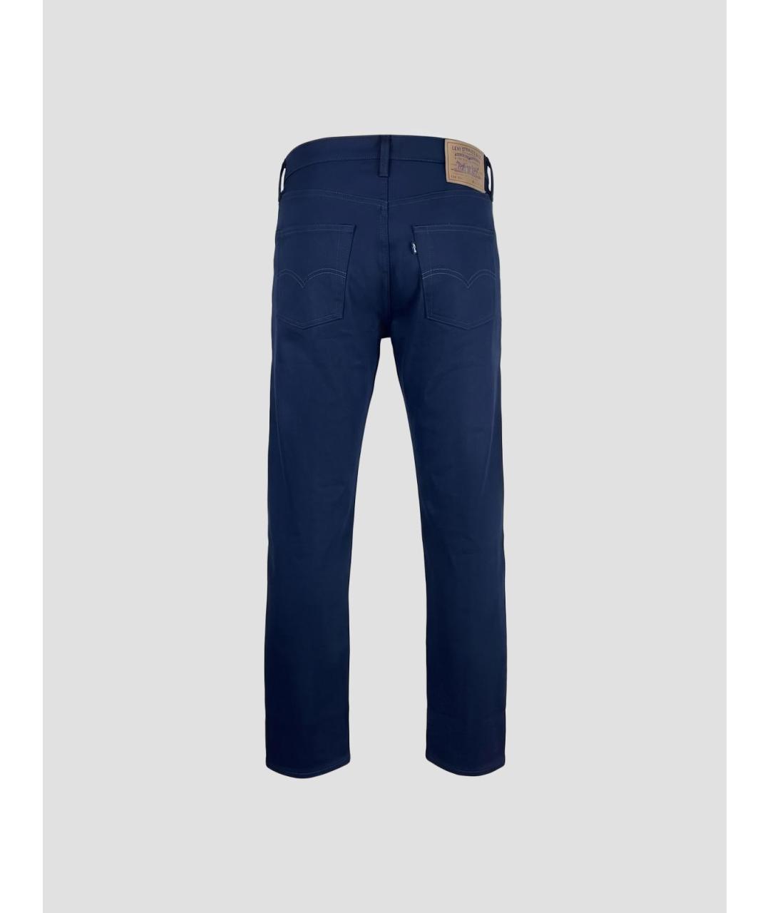 LEVI'S Синие хлопковые прямые джинсы, фото 2