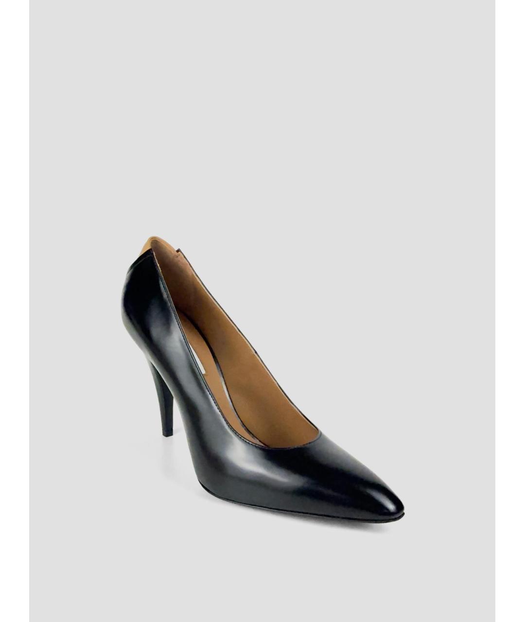 JIL SANDER Черные кожаные туфли, фото 3