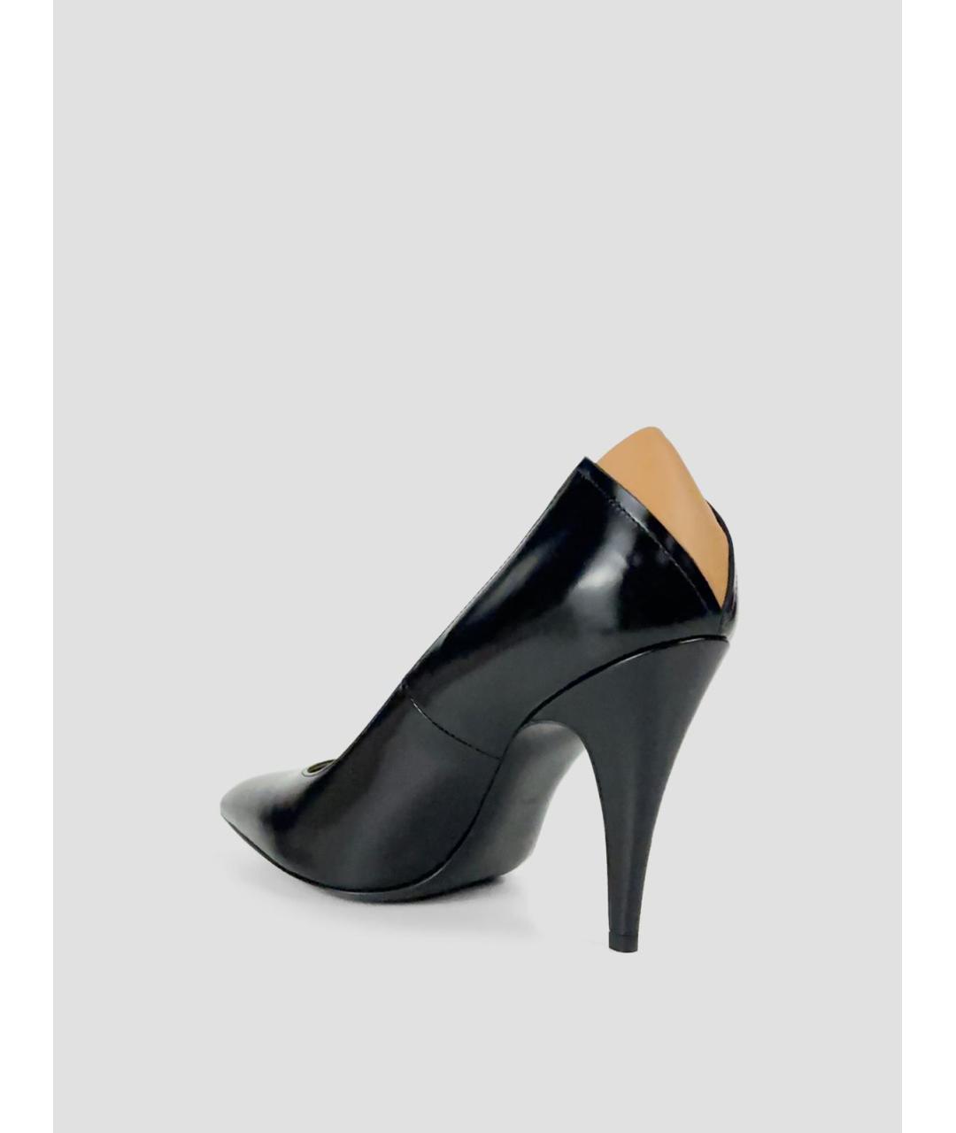 JIL SANDER Черные кожаные туфли, фото 2