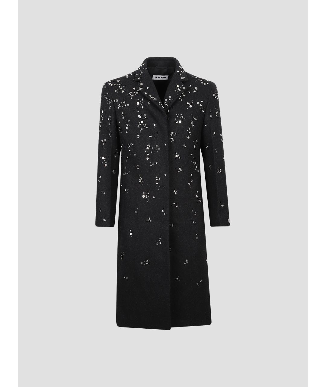 JIL SANDER Черная шерстяная куртка, фото 4