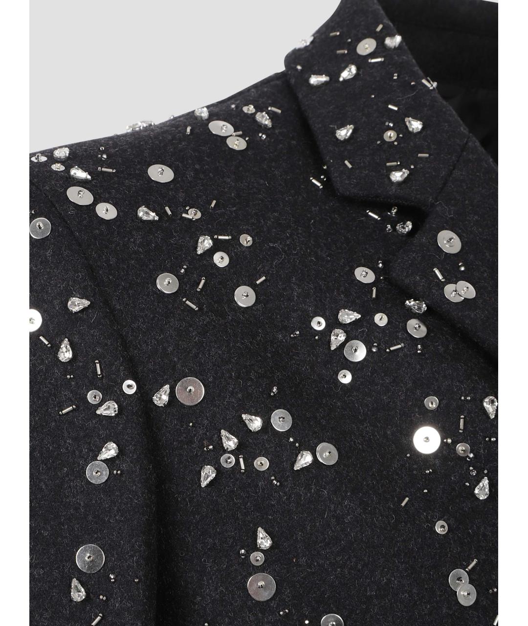 JIL SANDER Черная шерстяная куртка, фото 3