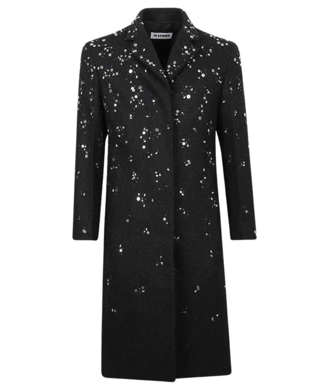 JIL SANDER Черная шерстяная куртка, фото 1