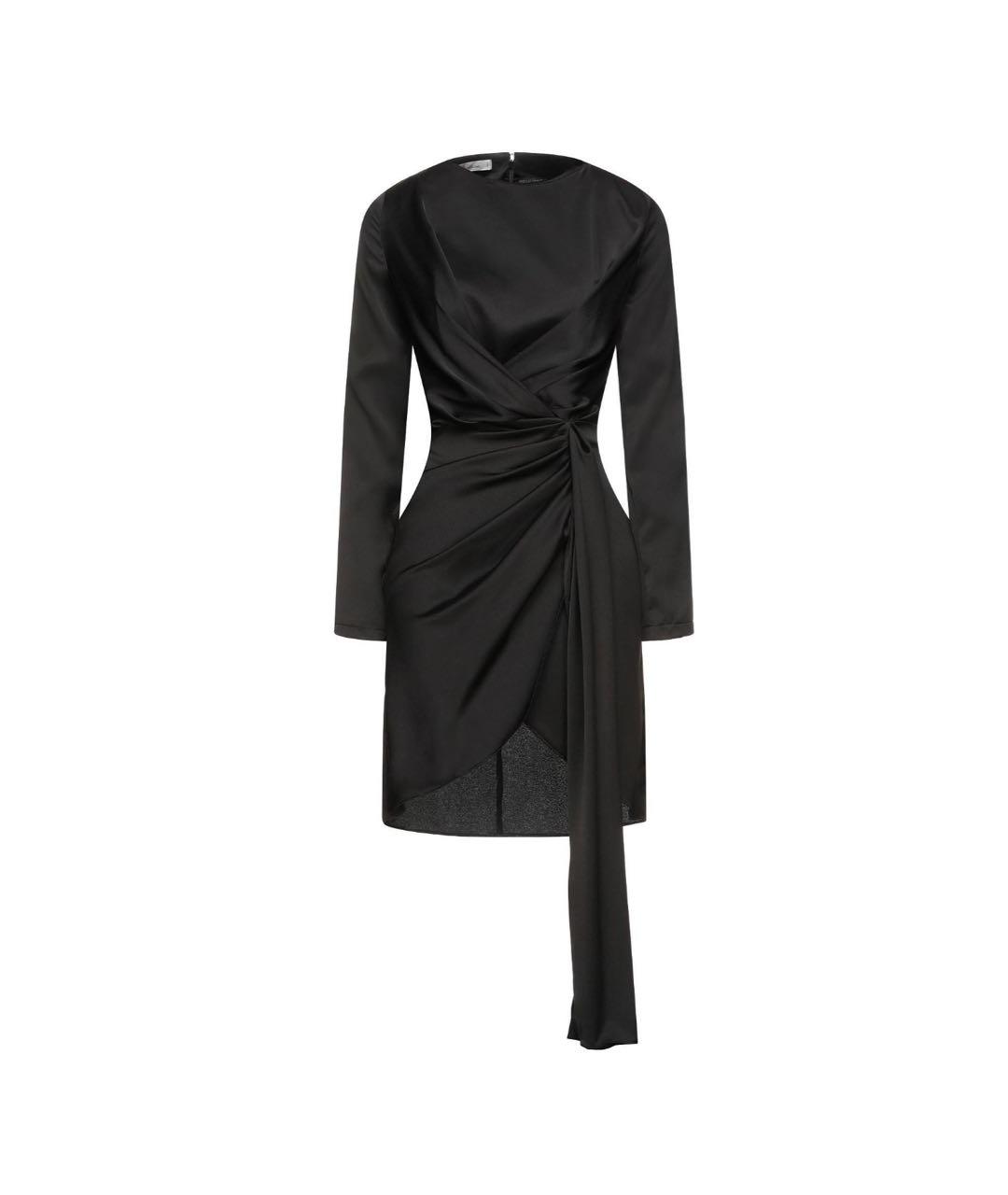 NOSTRA SANTISSIMA Черное полиэстеровое вечернее платье, фото 1