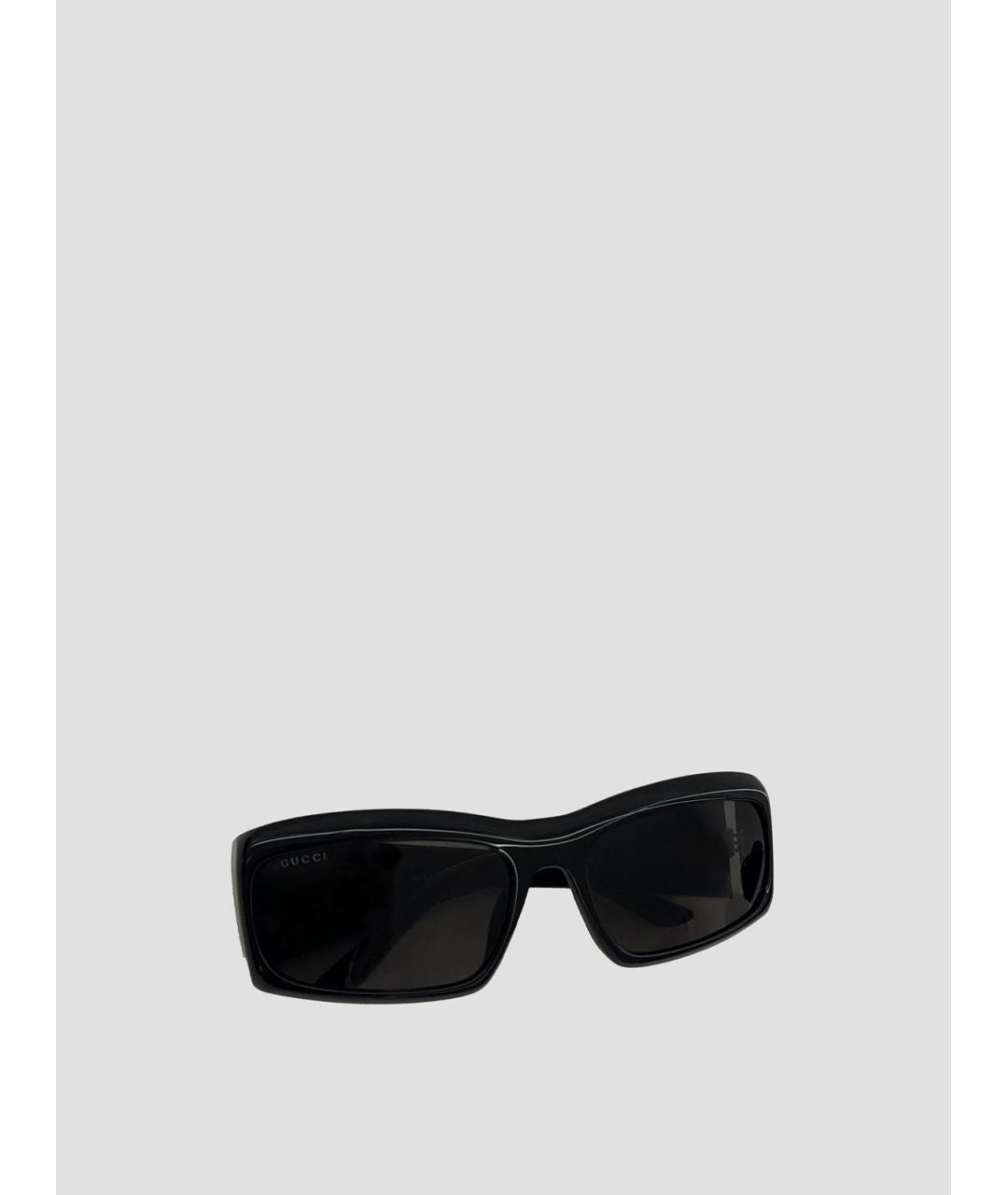 GUCCI Черные пластиковые солнцезащитные очки, фото 2