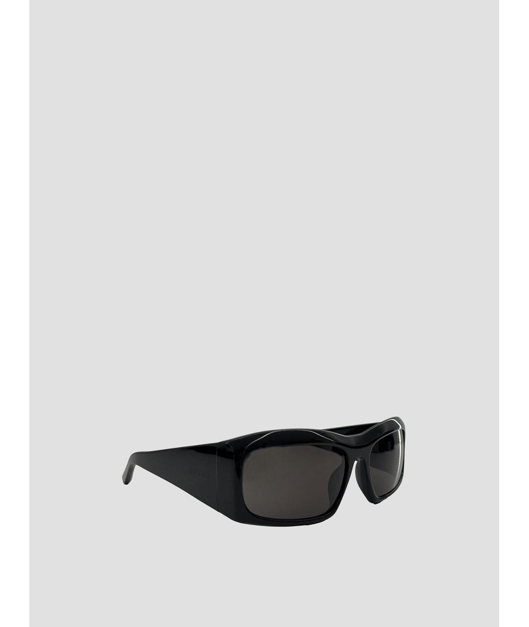 GUCCI Черные пластиковые солнцезащитные очки, фото 3