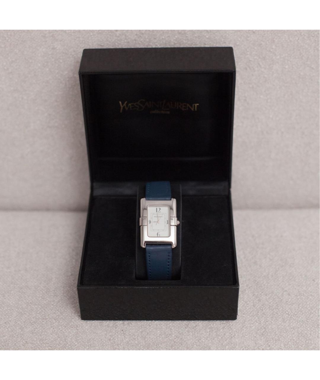 SAINT LAURENT Серебряные часы, фото 9