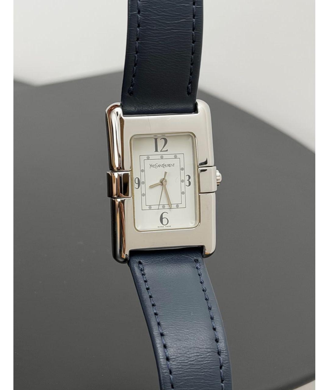 SAINT LAURENT Серебряные часы, фото 3