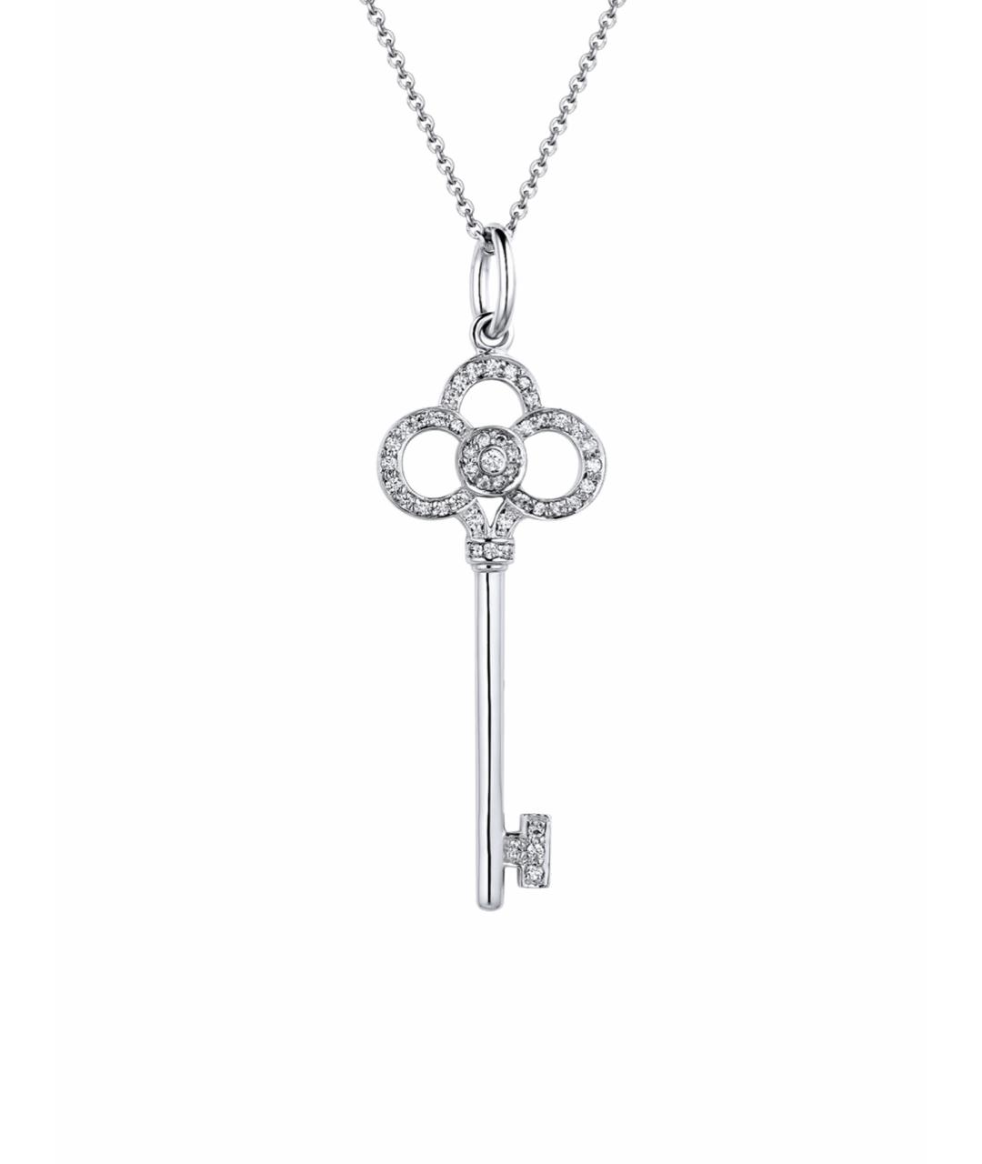 TIFFANY&CO Серая подвеска из белого золота, фото 1