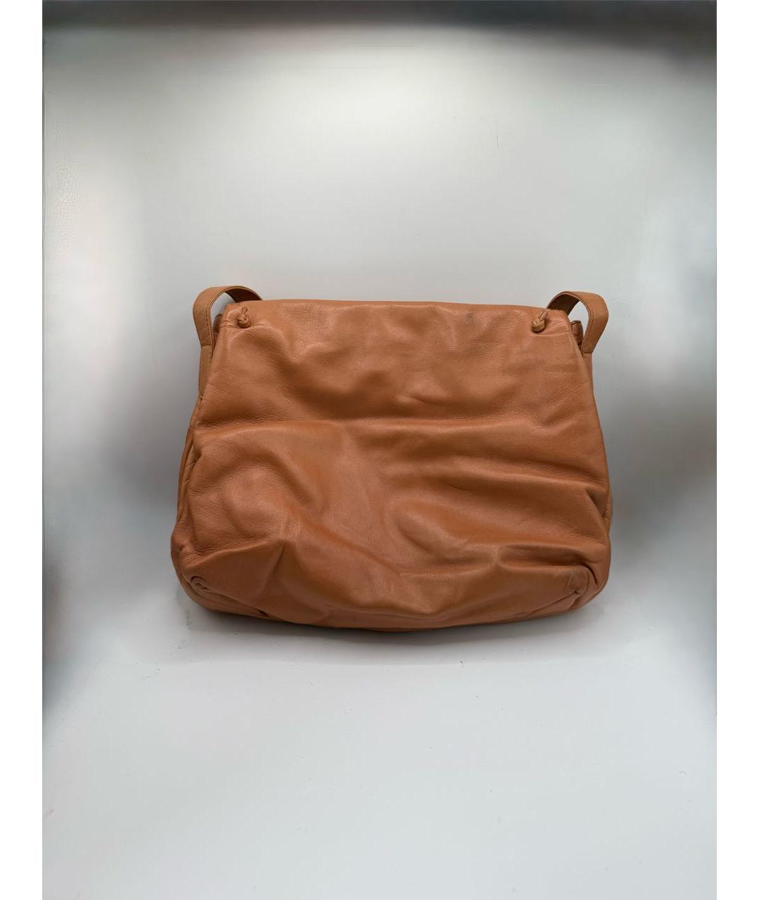 LOEWE Коричневая кожаная сумка через плечо, фото 4