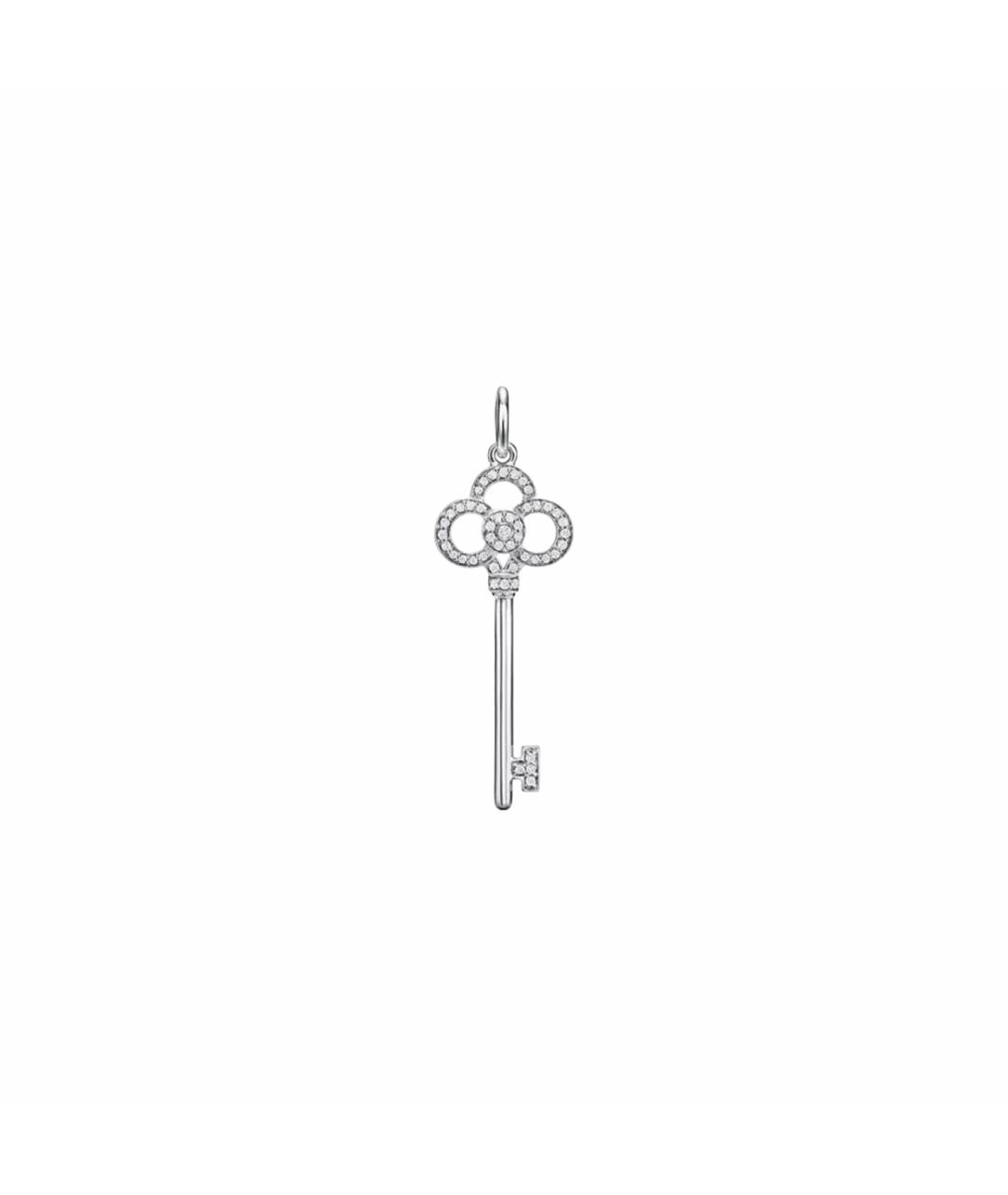TIFFANY&CO Серый кулон из белого золота, фото 1