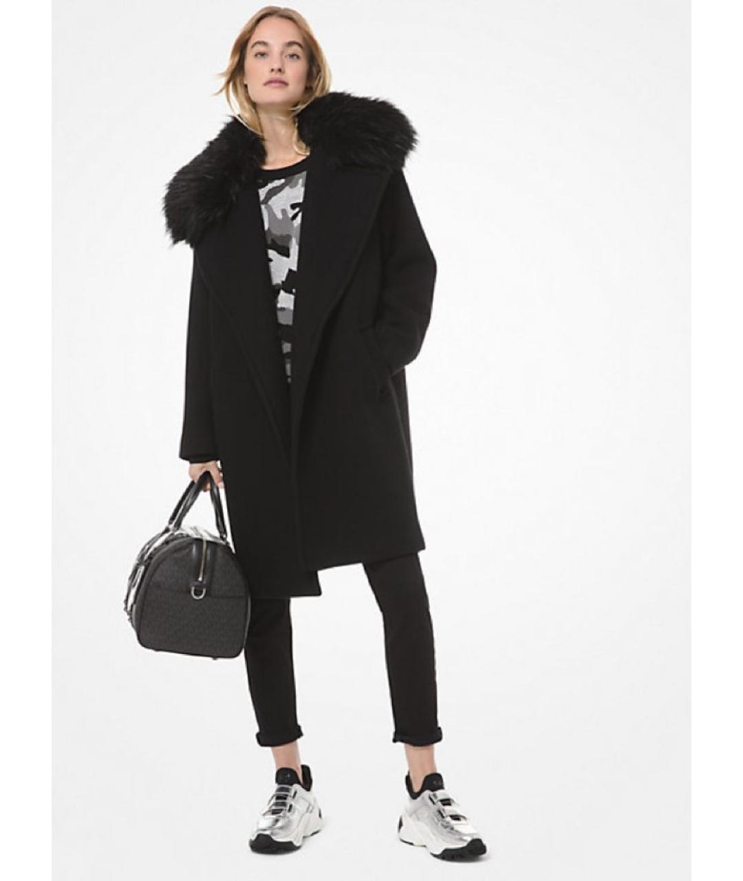 MICHAEL KORS Черное пальто, фото 4